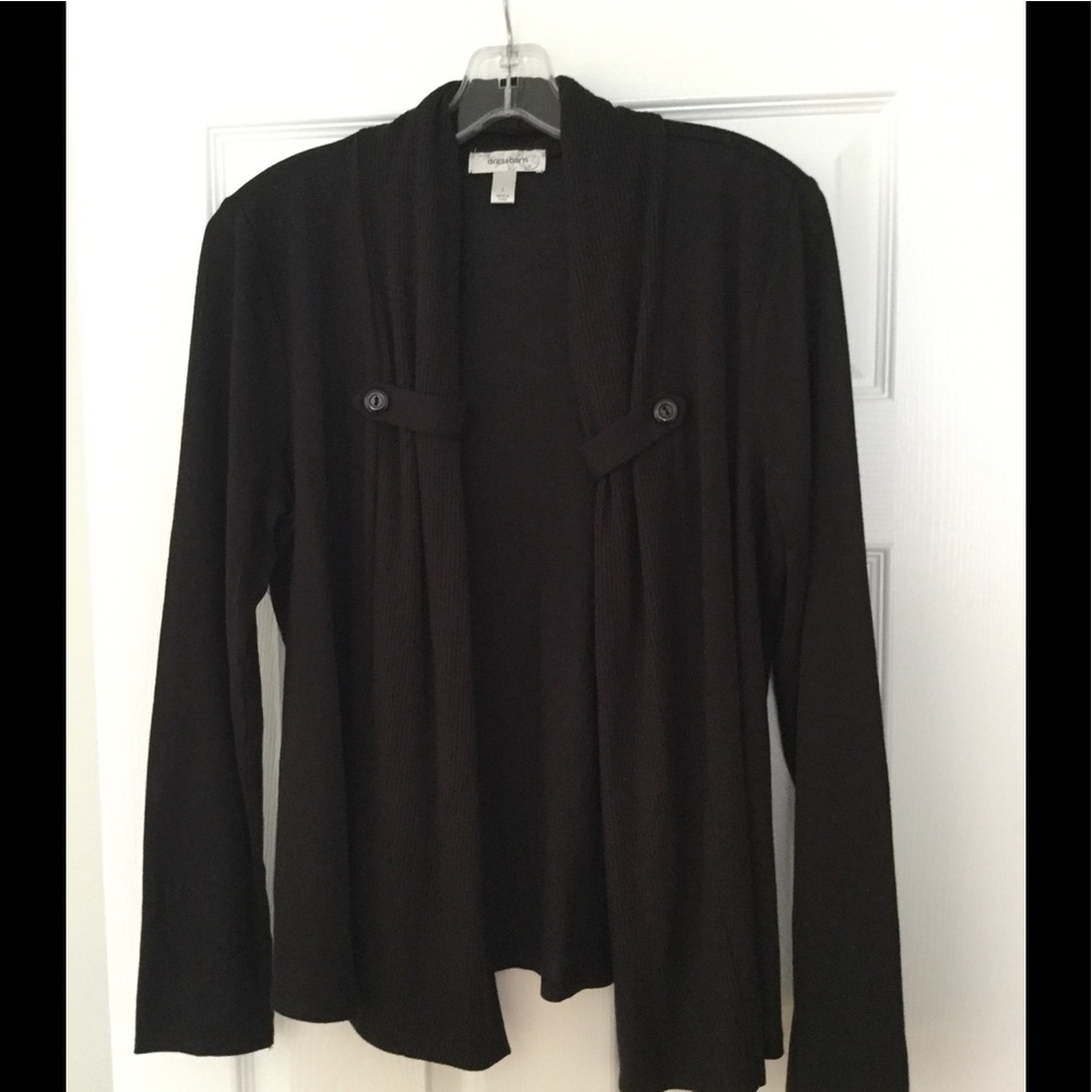 Never worn black Dress Barn cardigan